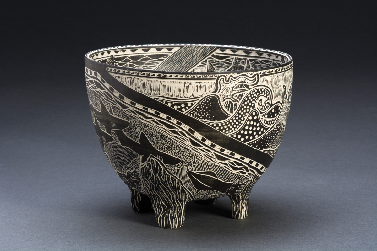 Arts In Bloom: Sgraffito On Clay