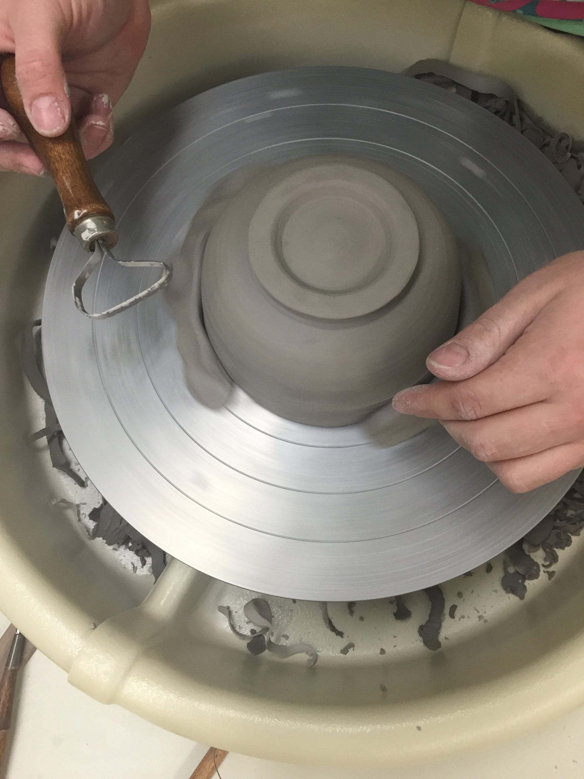 Beginning Clay Wheel Throwing in March Waterville Creates