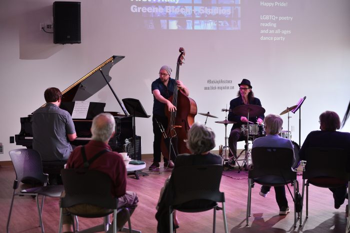 jazz ensemble playing music